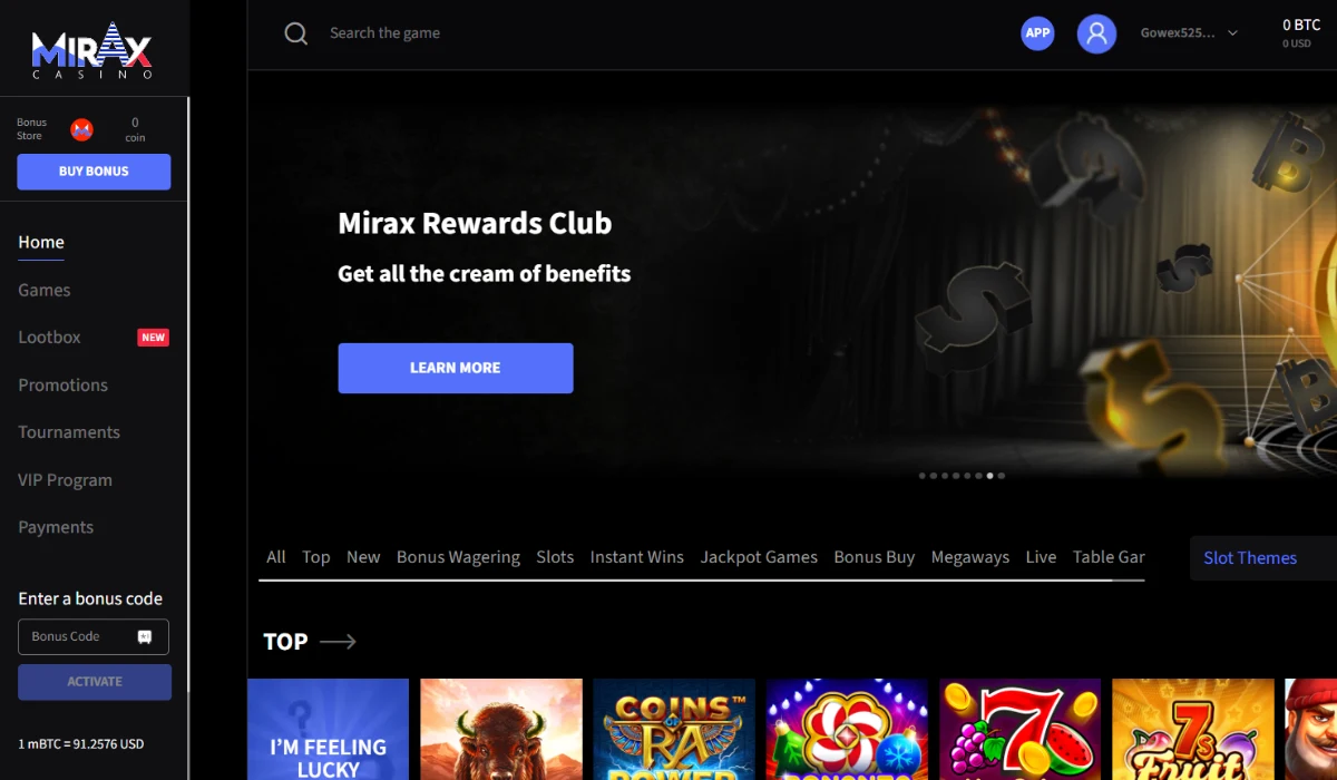 Mirax Online Casino